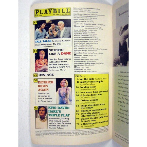 Do Re Mi Playbill 1999 City Center Encore Nathan Lane Brian Stokes Mitchell - Picture 3 of 7